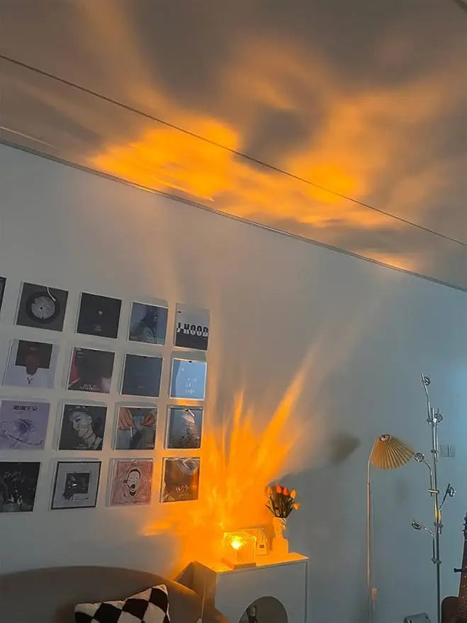 Wave Lamp, Wave Light Cube, Aurora Glow Lamp Crystal Night Light, Romantic Lamp for Room Decor, LED Wave Lights